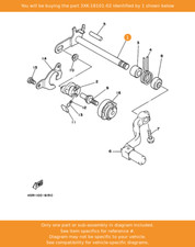 YAMAHA Shift Shaft Assy, 3XK-18101-02 OEM YZ250 YZ400F YZ426F WR400F WR250 WR426