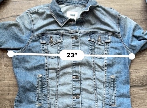 Women's Old Navy Denim Jacket XL See Desc - Picture 7 of 9