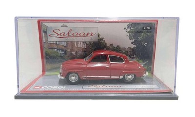 CORGI SALOON CARS 1/43 SAAB RED 01701 - SCUFFED CASE