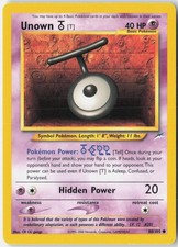 Unown [T] Neo Destiny 088/105 Pokemon Card Unlimited on eBay