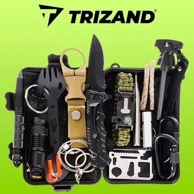 Survival Set 32in1 Outdoor Notfall Set Bushcraft Camping Kit wasserdicht