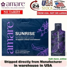 Amare Sunrise Supplement – Natural Antioxidant Drink New And sealed Exp 09/2027