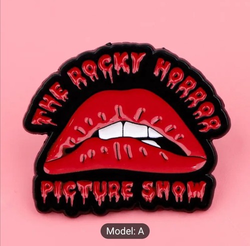 Broche sombrero/pin de solapa The Rocky Horror Picture Show (no oficial) labios boca - Imagen 4 de 6