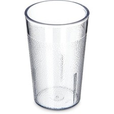 Stackable ShatterResistant Plastic Tumbler, 5 oz., Clear Pack of 6 