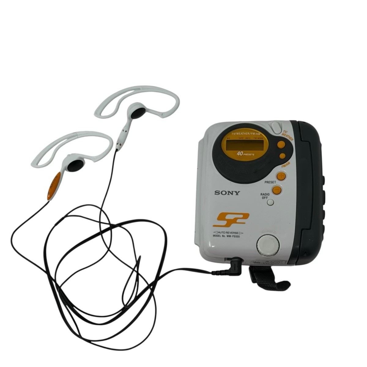 Sony S2 Sports Walkman Cassette Player FM AM Weather Radio WM