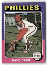 1975 Topps - Dave Cash #22 Philadelphia Phillies VG+