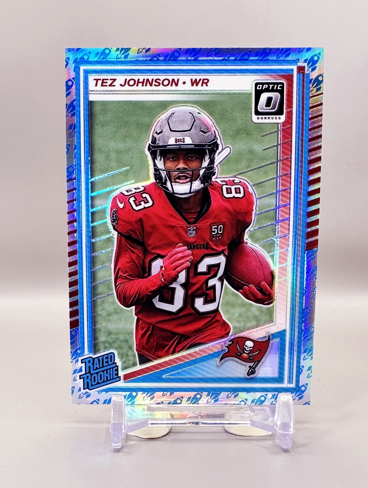 2025 Panini Donruss Optic Rated Rookie #231 (Rocket SP) TEZ JOHNSON [RC]