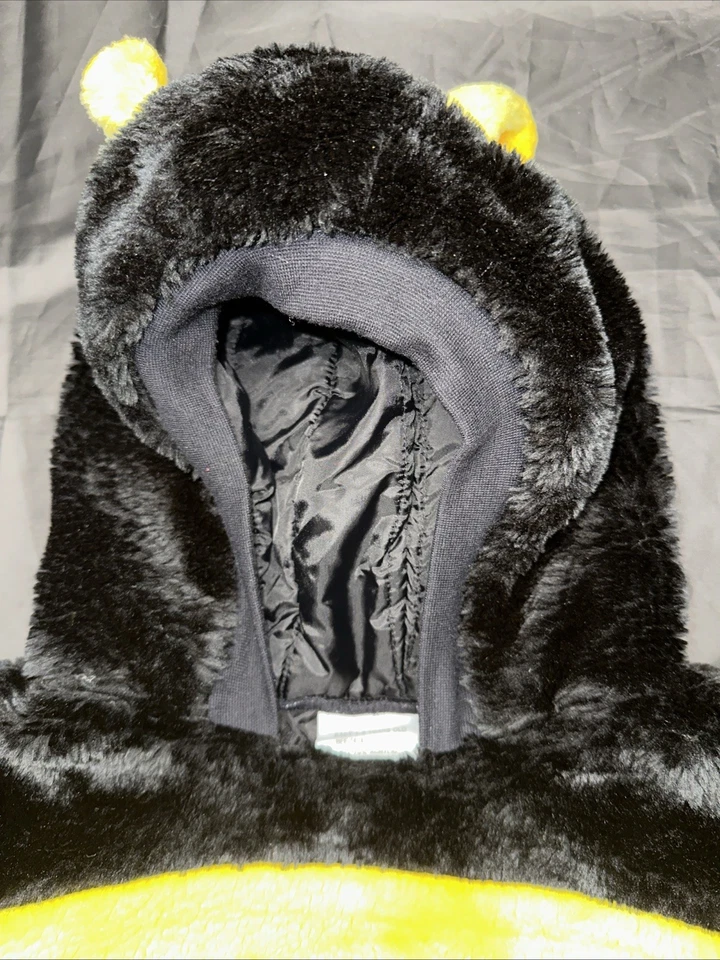 Fantasia de abelha bolha infantil vintage Y2K vestido de Halloween tamanho 1-3 anos despojado - Imagem 3 de 4