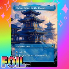 Oboro, Palace in the Clouds FOIL Proxy Card with Custom Fantasy Art