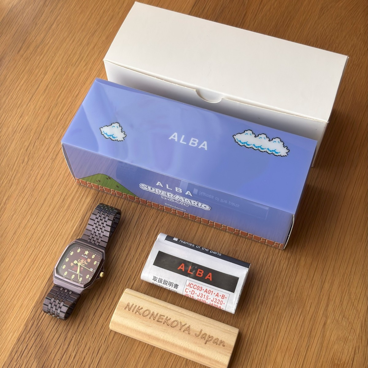 Seiko Alba Super Mario Bros Watch Red NINTENDO ACCK420 Working