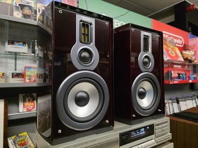 Philips 3-way Glossy High End Speaker Bookshelf MCD908 Vgc Ribbon Tweeter