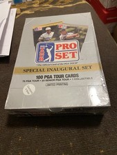 A 1990 Special Inaugural PGA Tour Pro Set Sealed Box 100 Cards Golf Cards