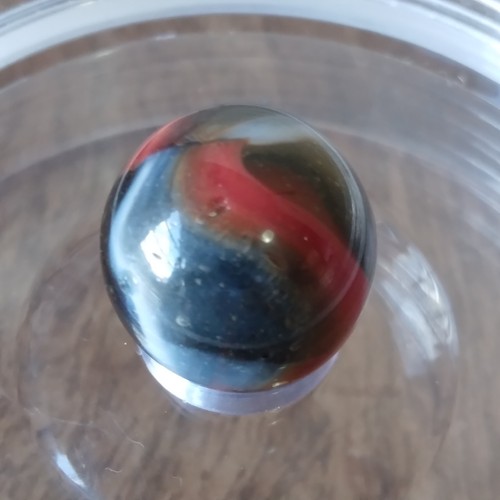 .61" Vintage Peltier MCR NLR Rainbo Marble - Picture 10 of 20