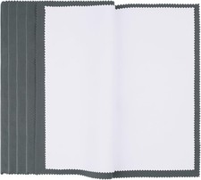 4 Pack X-Large 14''X11'' Silver Jewelry Polishing Cloths, Premium Silverware Cle