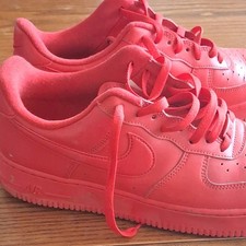 Nike Air Force 1 Low Top Lace Up Men s Red So...