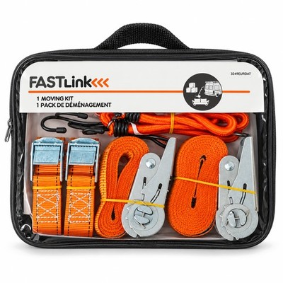 Master Lock Fast Link 3249EURDAT Spanngurt Set 8-tlg. Ratsche+Expander Tasche