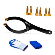 Gland Nut Wrench Adjustable Spanner 3 Golden Pin Sets for Hydraulic Repair