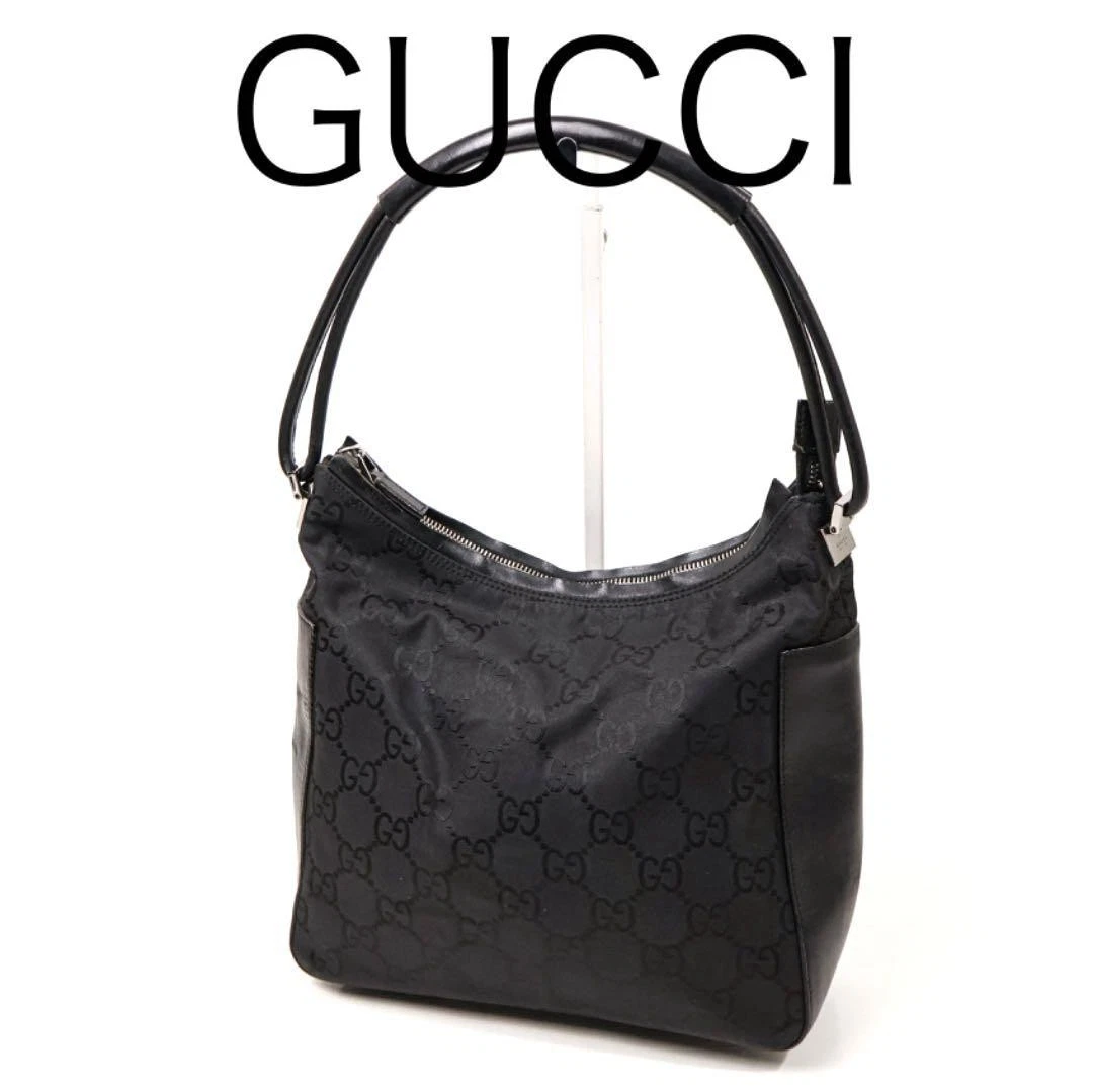 GUCCI E8966 18 épaule une épaule motif Gg cuir