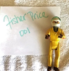 Vintage Fisher-Price 1974 Adventure People Speed Racer Race Car Driver Figure