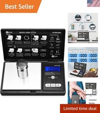 High Precision Digital Pocket Gram Scale 200g x 0.01g - Lightweight Portable
