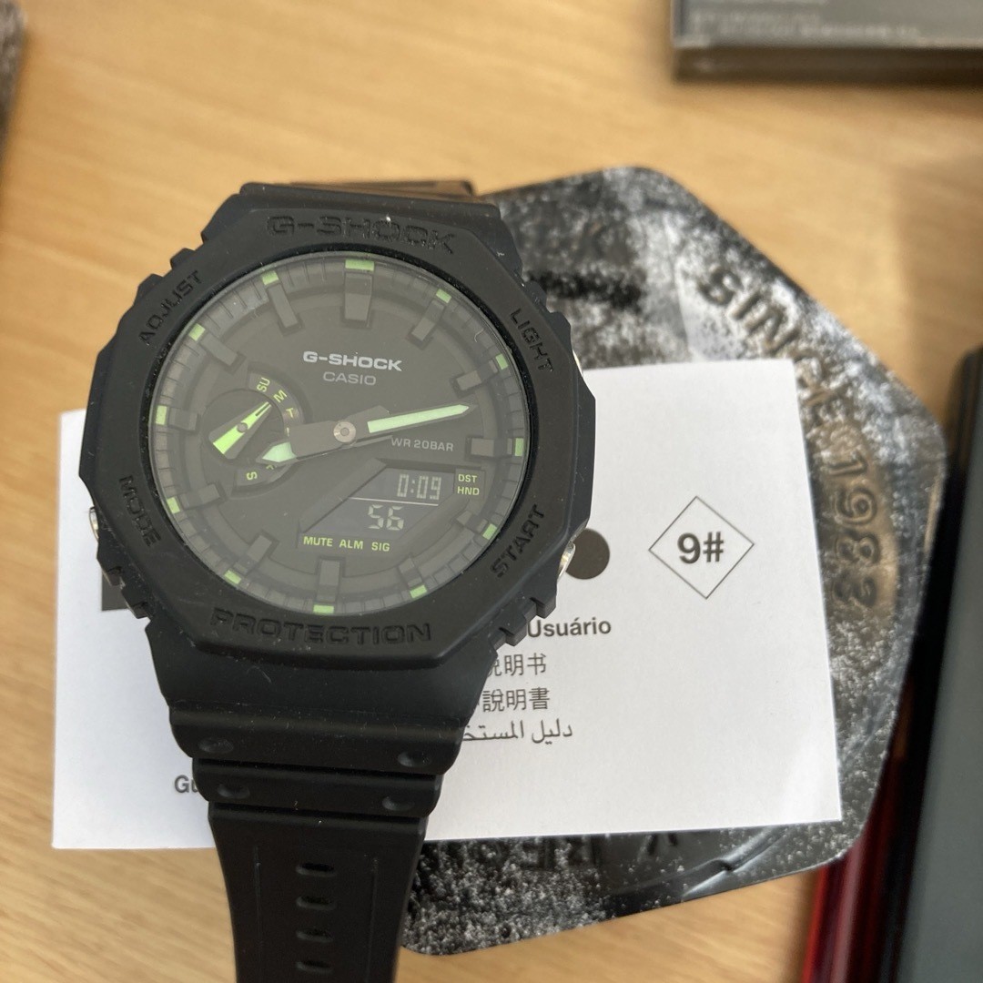 Casio G-Shock MP-MGSA5-23 Black Round Box Can Digital Watch