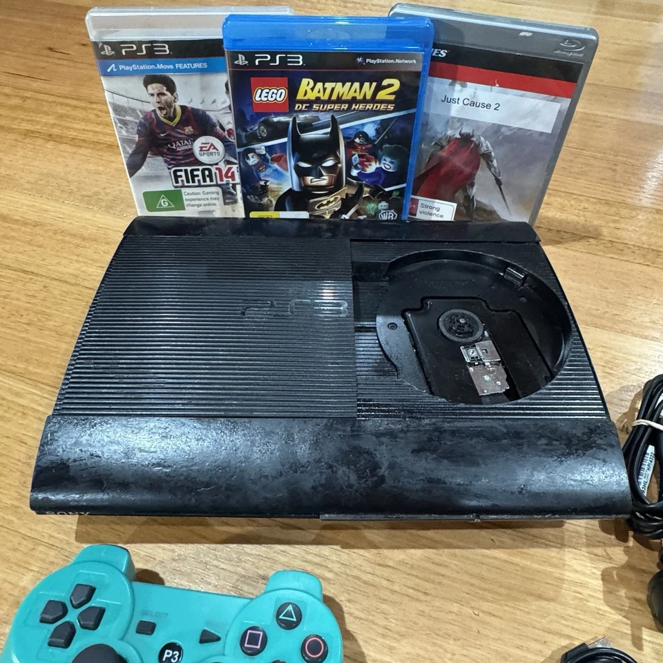 Cable Controlador Consola Sony PlayStation 3 PS3 Super Slim 500gb CECH-4202C Foto 3 de 4