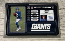 2025 Donruss Optic Jaxson Dart RC Passing Grade #2 New York Giants Rookie