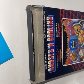 NES Ghosts &lsquo;n Goblins, 5 Screw, With Hang Tab And Poster