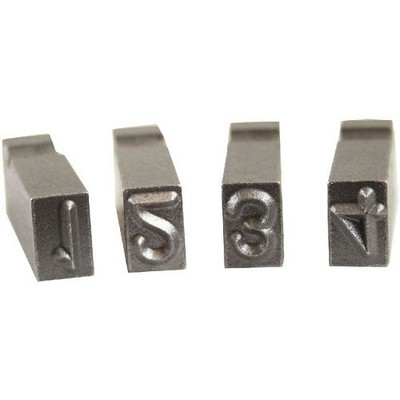 CH Hanson 27637 - Type Set-1/4'' Number 10Pcs.