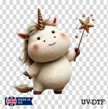 Valentine's Day Unicorn UV DTF Sticker - Glass Laptop Tumbler Cup cg409