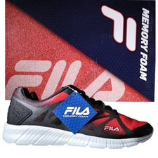 FILA Fantom 6 Men's Running Shoes, Memory Foam, Size 13, Red/Black, NIB