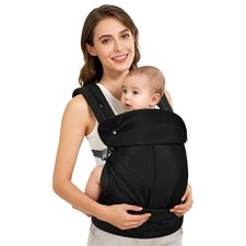 Baby Carrier, Adjustable Lightweight Carrier Newborn to 7-44 lbs, Infant Carr...