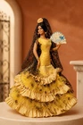 Vintage Marin Chiclana Spanish Flamenco Dancer Doll- Made In Spain