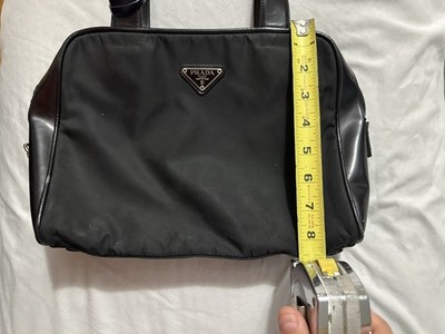 PRADA ブラックサブバック 90s Vintage 90s Prada Black Nylon Top Handle Bag With Keys | eBay