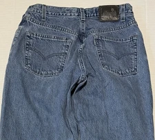 LEVI'S Silvertab - Mens Vintage Loose 90s Skater Grunge Denim Blue Jeans - 31x32