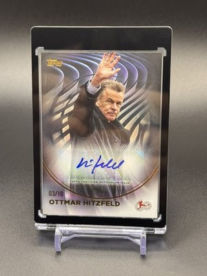 2024 Topps Bundesliga 60 Years Germany Legend Manager Ottmar Hitzfeld Auto /10