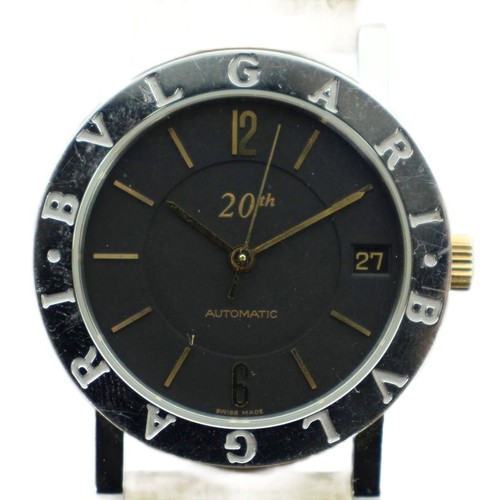 BVLGARI BVLGARI 20th Watch Automatic Back Skeleton BB33SLD Bla...