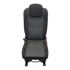 Rücksitz Einzelsitz hinten Mitte Stoff VW Sharan 7N schwarz grau BY