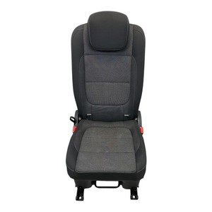 Rücksitz Einzelsitz hinten Mitte Stoff VW Sharan 7N schwarz grau BY