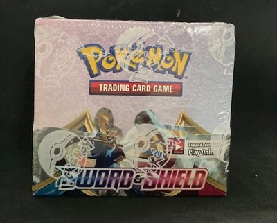 Pokemon SWORD & SHIELD Base Booster Box 36 Packs- FACTORY SEALED