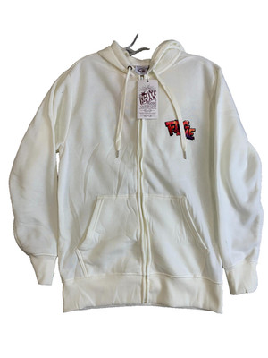 White Peak Trading Company Hoodie Zip Up Unisex FDG and ME Graphic 100 Polyester