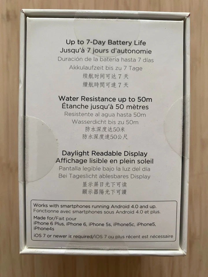 RARE NWT Pebble Technology Corp Classic 301RD Smartwatch (Red) - Image 4 of 4