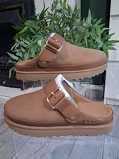 Ugg Goldenstar Villa Clog Womans Brown UK8 EU41 RRP £145 BNWOT
