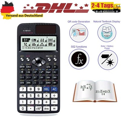 Fx-991ex Advanced Engineering Scientific Calculator-552 Function DE
