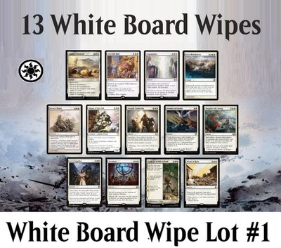 Commander White Board Wipe / Sweeper /  Removal x13 (1/ea) Lot #1 MTG