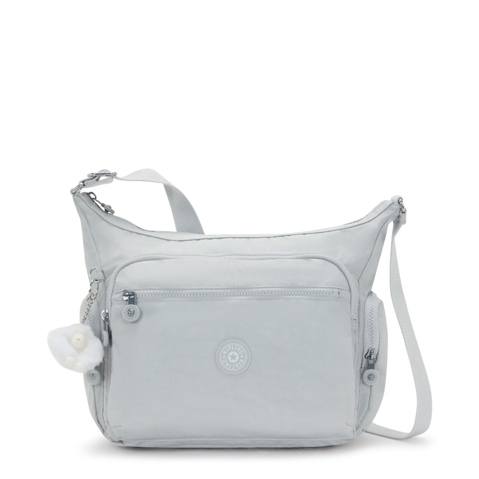 Kipling Gabbie Medium Shoulder Crossbody Bag EASY GREY SS2026 RRP £98