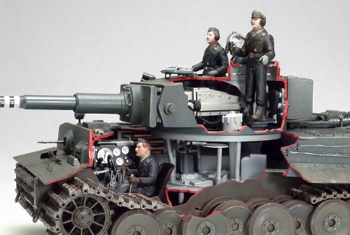 Tamiya 1/25 German Army Heavy Tank Tiger I Plastic Model Kit Military Japan