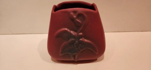 Van Briggle Pottery vase Mulberry Glaze Art Nouveau Colorado Springs Matte