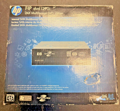HP dvd1270i 24X Multiformat DVD Writer New Open Box