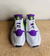 Nike Air Huarache White Magenta Purple Neon Yellow DD1068 104 Men's Size 13